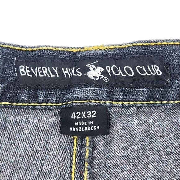 Vintage Beverly Hills Polo Club Jeans Mens 42x32 Straight Leg Relaxed Fit Denim - Picture 4 of 9